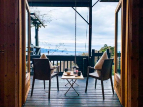 Atami Ocean View Log House with Hot spring